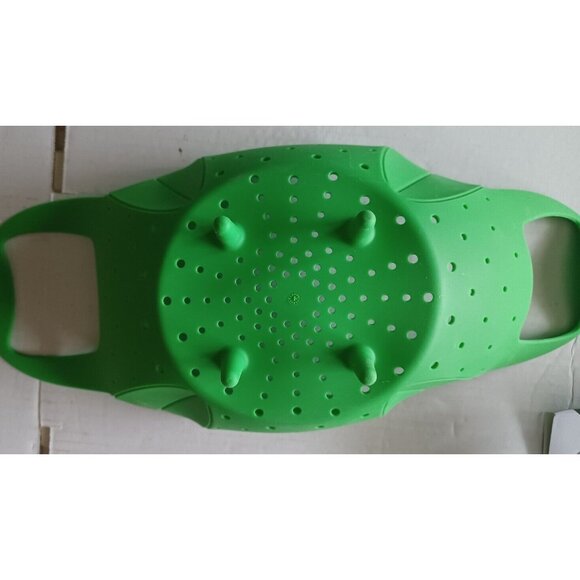 Green OXO Softworks Silicone Pressure Cooker Steamer Basket - Picture 7 of 7